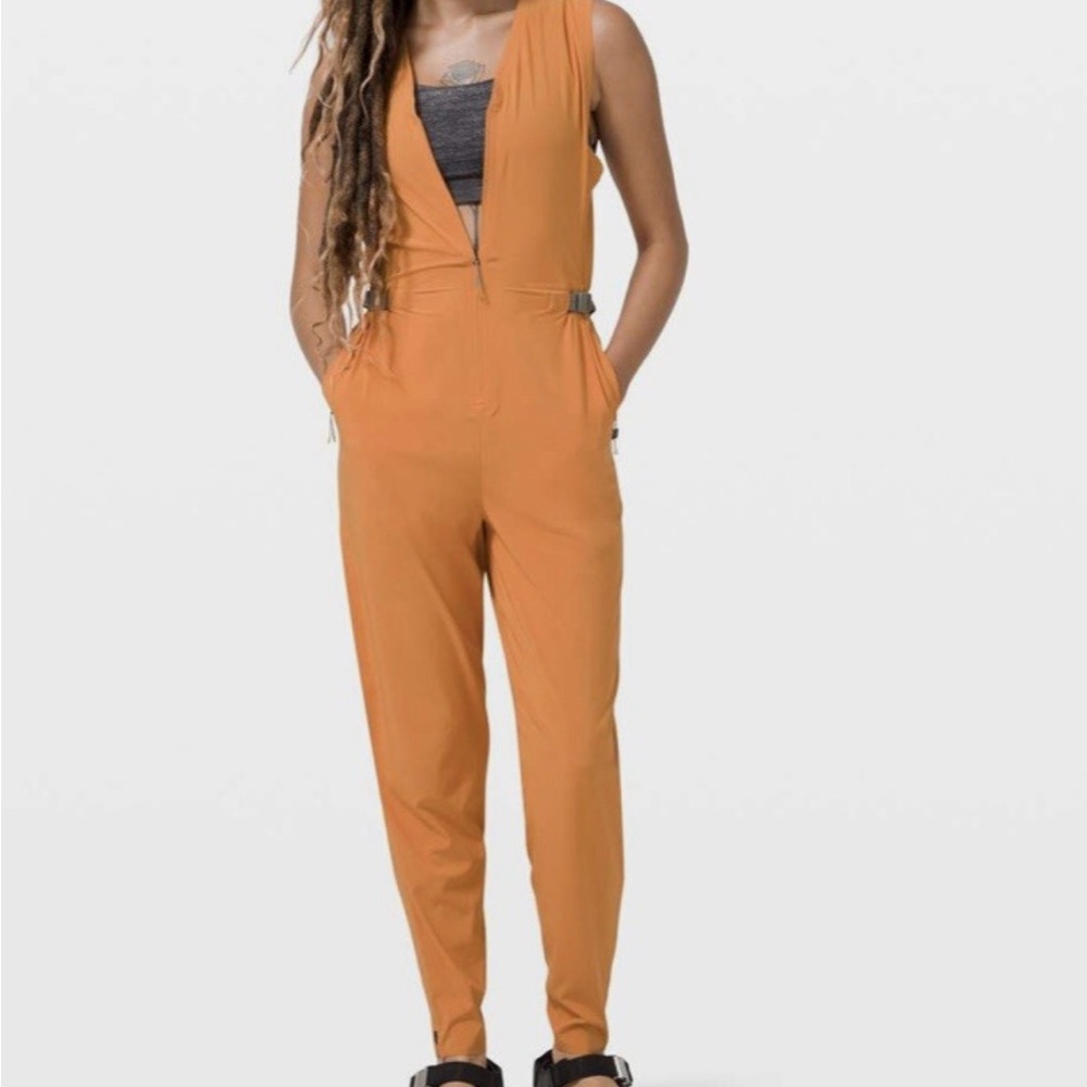 Lululemon Athletica LAB Sarala Tangerine/Orange Jumpsuit